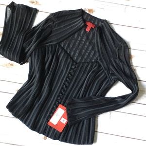 Nordstrom JS collection 14 W button up blouse NWT